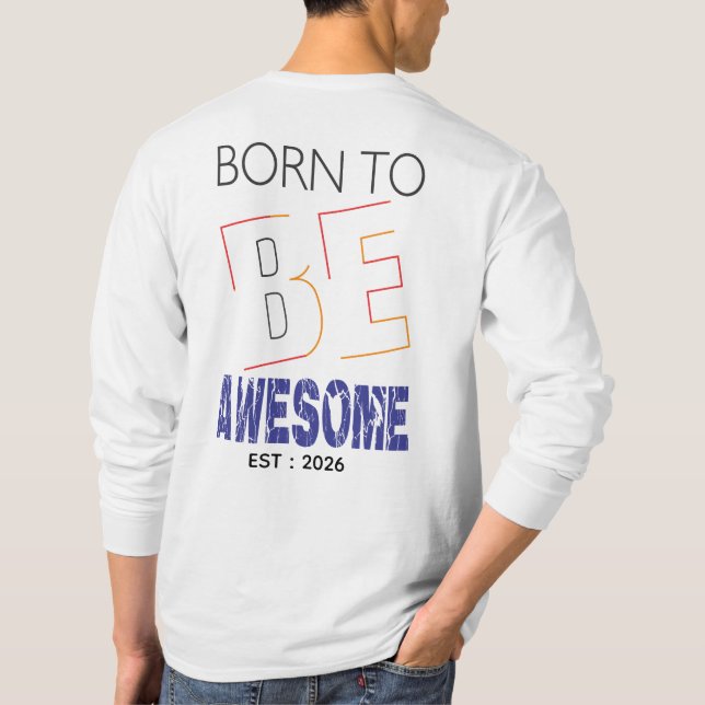 Anpassad fotogata Streetwe T Shirt (Baksida)