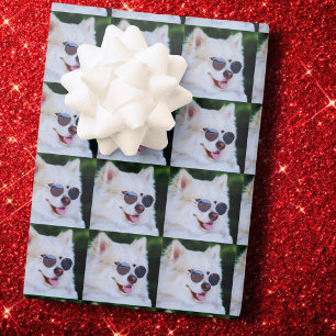 Anpassad fotogivarpapper, anpassad hundbild presentpapper
