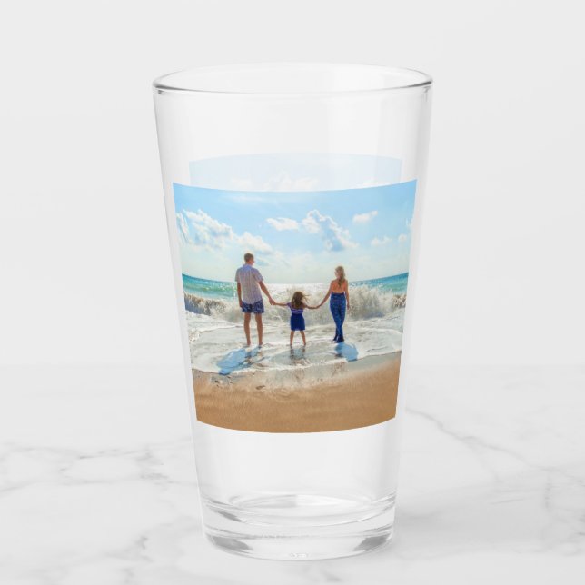Anpassad fotoglaspresent med dina foton glaskopp (Framsida)