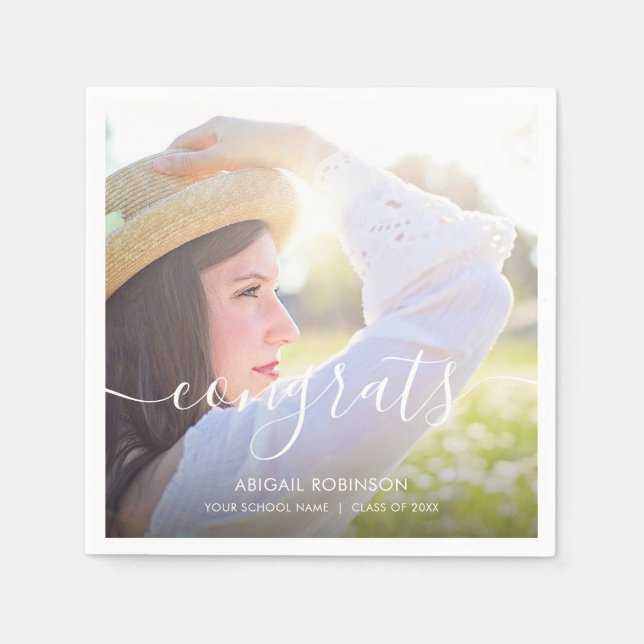 Anpassad fotogradering för skriptkonvertering pappersservett (Framsidan)