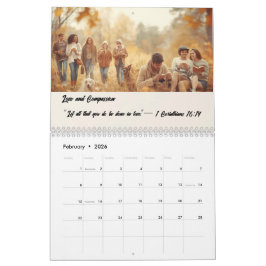 Anpassad fotokalender med bibelverser kalender