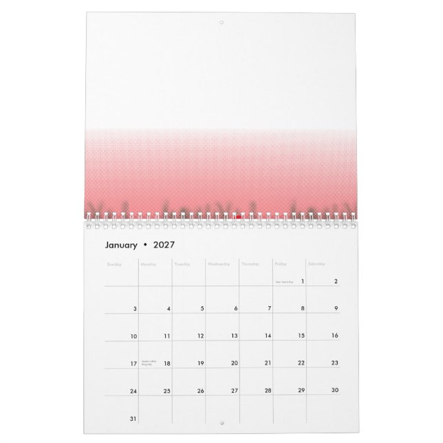 Anpassad fotokalender | Premium julpresent Kalender (Jan 2027)