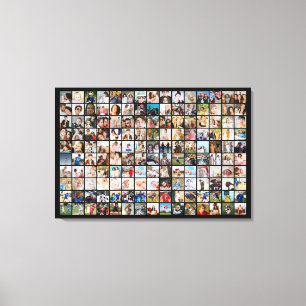 Anpassad fotokollage 150 bilder Grid