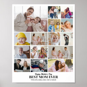 Anpassad fotokollage 15 bilder 8x10 16x20 24x30 poster
