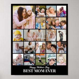 Anpassad fotokollage 20 bilder 8x10 16x20 24x30 poster
