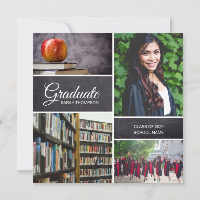 Anpassad fotokollage Klass 2020 examen (Framsida)