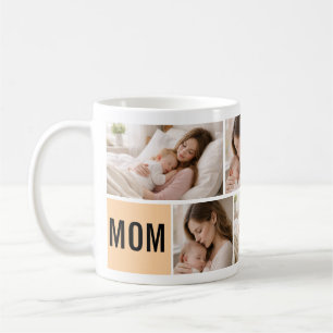 Anpassad fotokollage Mors dag Personlig Kaffemugg