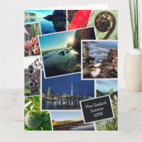 Anpassad fotokollage Nya Zeeland Semester Vikad