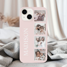 Anpassad fotokollage Personlig Rosa