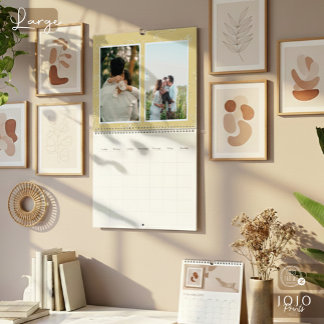 Anpassad fotokollage Rose Line Art 2026 Kalender