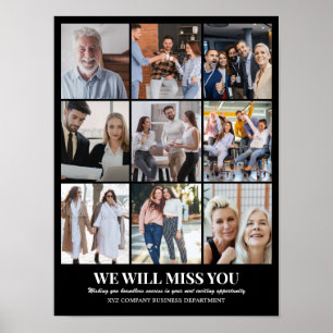 Anpassad fotokollagegrid 9 bilder 12x16 18x24 poster