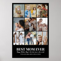 Anpassad fotokollagegrid 9 bilder 12x18 24x36