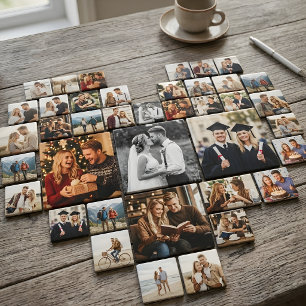 Anpassad fotomagnet för kylskåp, present till fami magnet