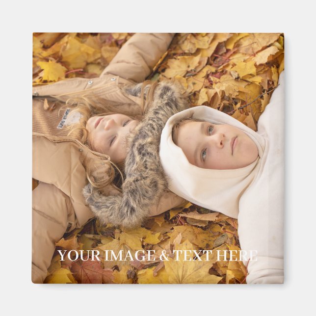 Anpassad Fotomagnet Magnet (Framsidan)