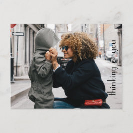 Anpassad fotomall "Thinking of You" Vykort