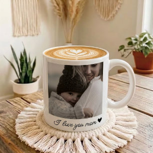 Anpassad fotomugg för mamma Morsdagspresent foto Kaffemugg