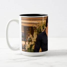 Anpassad fotomugg - Personlig helomsluten kaffemug Två-Tonad Mugg