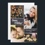Anpassad fotopatekal för Många-jolar Julkort<br><div class="desc">Sprid helgdag cheer med vårt anpassade Helgdag-kort för fotopuler i Många. Den här unika och moderna kortdesignen för kollage gör att du kan visa dina vackra familjefotografier samtidigt som du skickar varm önskemål till dina kära. Anpassa kortet med familjens efternamn och personlig hälsning, skapar det verkligen speciellt och uppriktigt. Kortets...</div>
