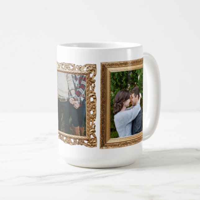 Anpassad fotoram mug kaffemugg (Framsida höger)