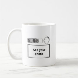 Anpassad fotospelkontrollant Doodle Ram Kaffemugg
