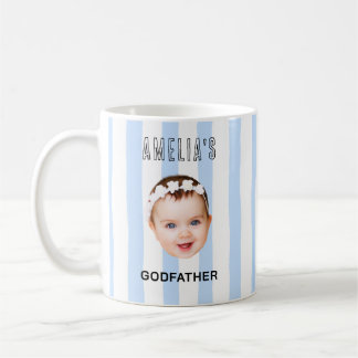 Anpassad fotostrippad söt fadder fadersdagpresent kaffemugg