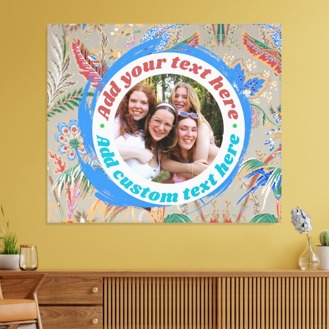 Anpassad fototext på canvastryck Fullständigt redi (Insitu (Vardagsrum))