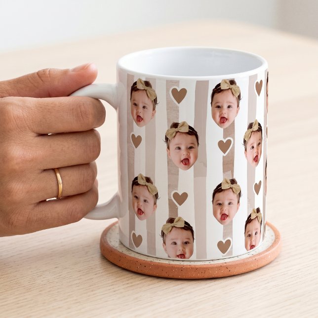 Anpassad fotrandskopp | Söt baby Kaffemugg (Skapare uppladdad)
