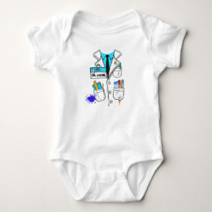 Anpassad framtida babys labbvetenskapsnamn etikett t shirt
