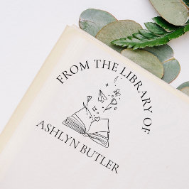 Anpassad 'Från biblioteket' stämpel