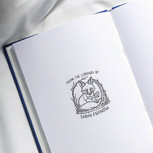 Anpassad Från Fox Biblioteket Stämpel