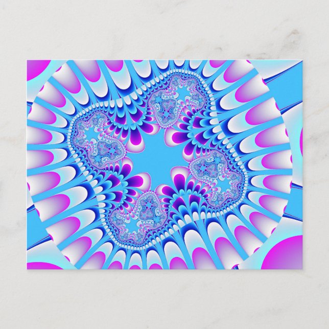 Anpassad fryst blomster postkort vykort (Framsida)