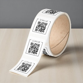Anpassad fyrkantig QR-kod för företag Fyrkantigt Klistermärke