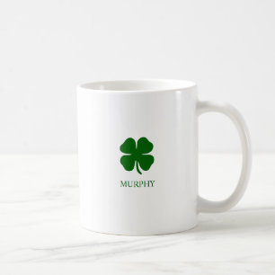Anpassad Fyrklöver Smaragdgrön Lyckosam Kaffemugg