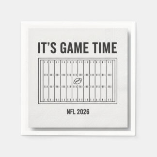 Anpassad Game Day Football Tailgate-fest Pappersse Pappersservett