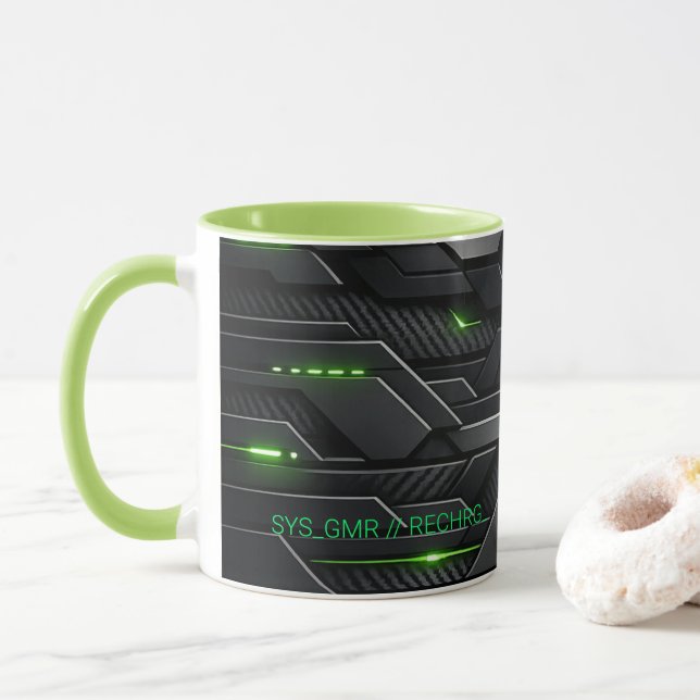Anpassad Gamer & Programmer Laddningsmugg Mugg (Med munk)