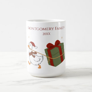 Anpassad gåstjuv jul kaffemugg