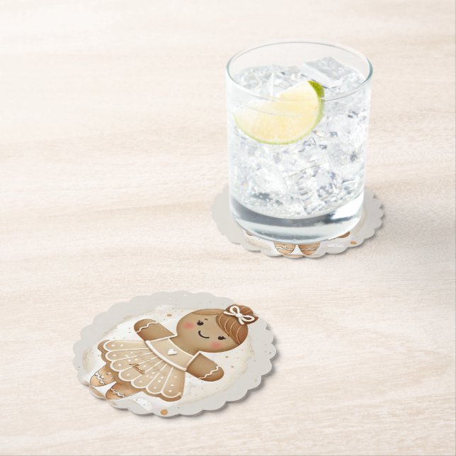 Anpassad Gingerbröd Ballerina Underlägg (Insitu)