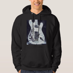 Anpassad gitarr, musikälskare hoodie