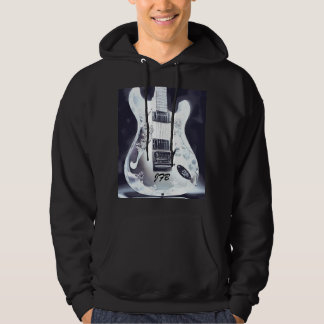 Anpassad gitarr, musikälskare hoodie