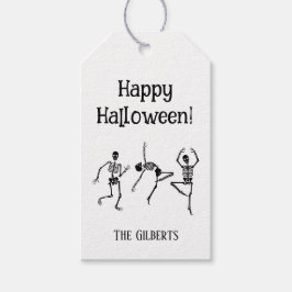 Anpassad Glad Halloween Modern Minimal Presentetikett