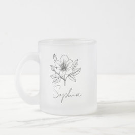 Anpassad Glas Mugg, Personlig Brudtjänare Mugg, Br Frostad Glasmugg