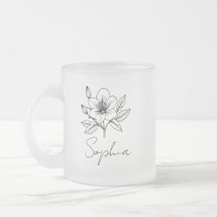 Anpassad Glas Mugg, Personlig Brudtjänare Mugg, Br Frostad Glasmugg