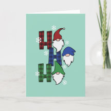 Anpassad Gnome-julfestinbjudan med QR-kod