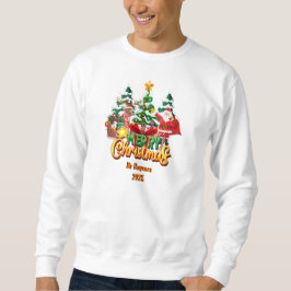 Anpassad God jul Unisex Lång Ärmad Tröja