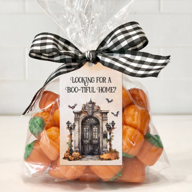 Anpassad Gods Halloween-popup efter Presentetikett (Personalized Halloween Pop By Gift Tag for Real Estate)