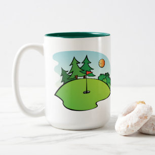 Anpassad Golf Klubb Coffee Mugg