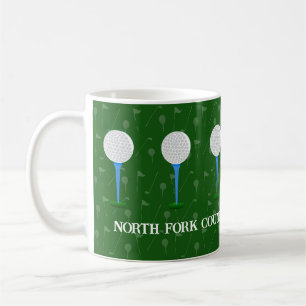 Anpassad Golf Land Klubb Coffee Mugg