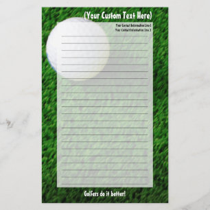 Anpassad Golf-mall Brevpapper