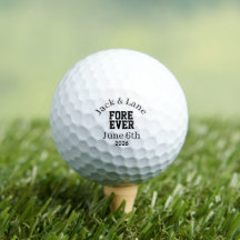 Anpassad golfboll för bröllop, Svärmannafest