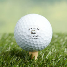 Anpassad golfboll för bröllop, Sventiltar-fest